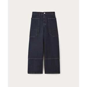 Everlane Women's Way-High® Gardener Cropped Jean in Deep Rinse, Size 28, Cotton…